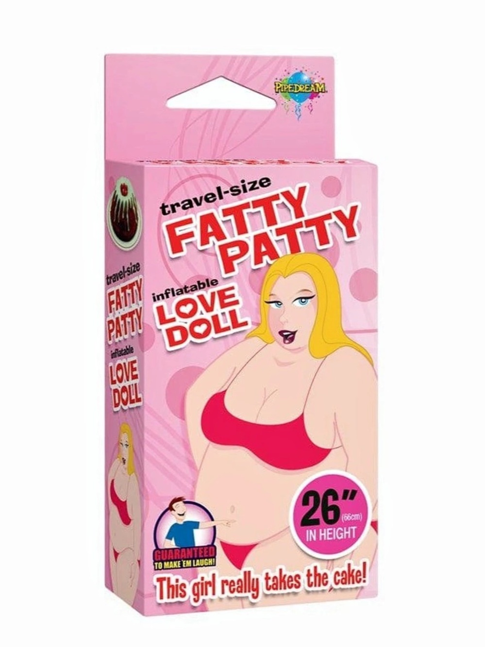 Fatty Patty Travel Size Inflatable Love Doll Fetish Blow Up Rare Bachelor Party